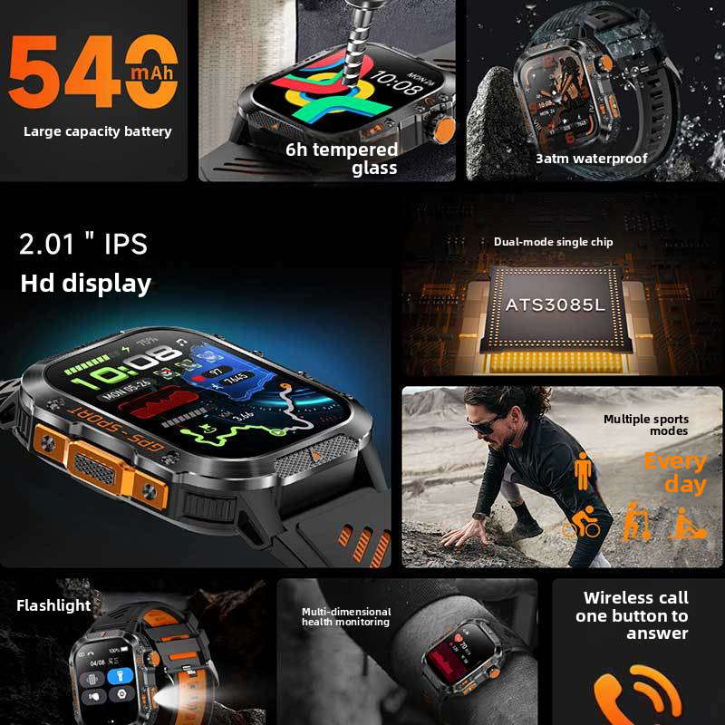 Outdoor GPS Smart Watch