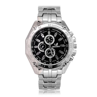 Men Watches Quartz Silver-gold Stainless Steel Wristwatch Male Clock Classic Dress Business Relojes Saati Masculino Relogio