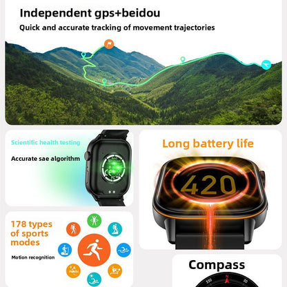 Gps Sports Smartwatch Heart Rate Blood Oxygen Sleep Tracking